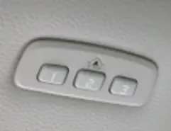 A close up of the buttons on a car